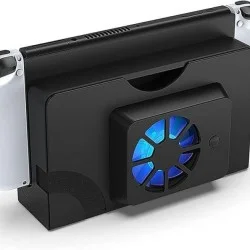 قاعدة تبريد وحدة تحكم بمروحة لجهاز نينتندو سويتش أوليد من دوبي - اسود
